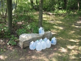 Water cache at Little Gap