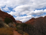 The Red Reef Trail, view to the north.